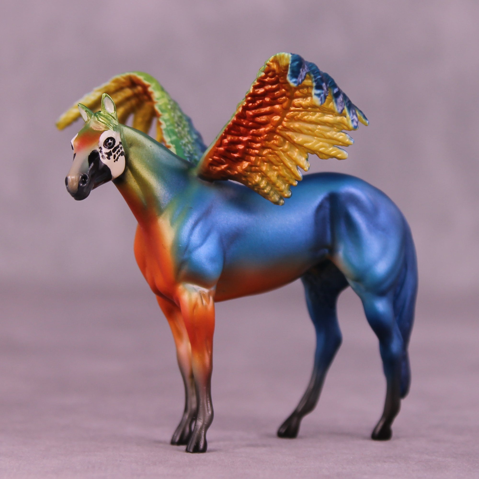 Harlequin Macaw FCM OOAK Chip Grab Bag by Jess Hamill MS25