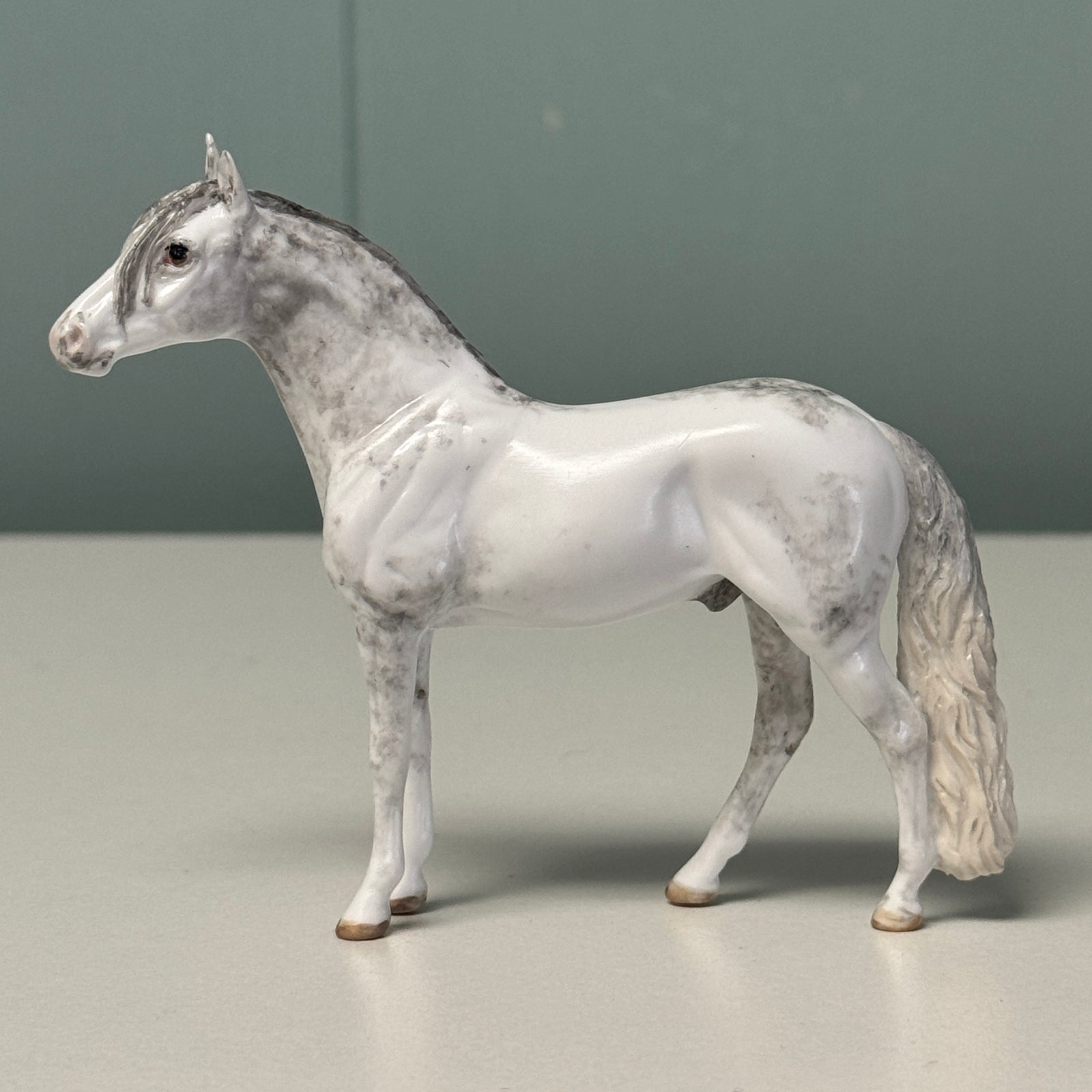 Elegant OOAK Grey Andalusian Chip By Andrea Thomason EQ24