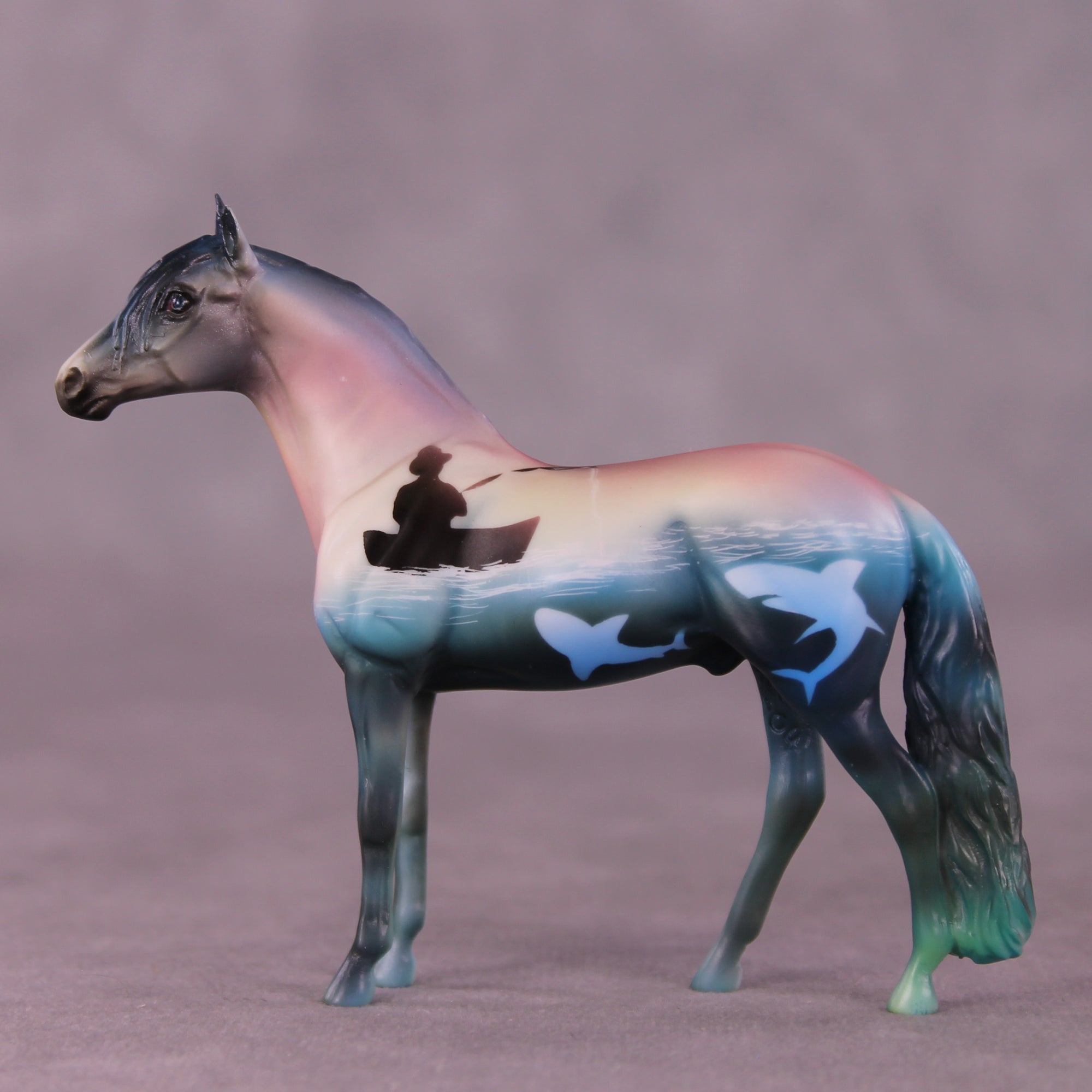 Gone Fishing OOAK Andalusian Chip by Kike Duarte SCD25