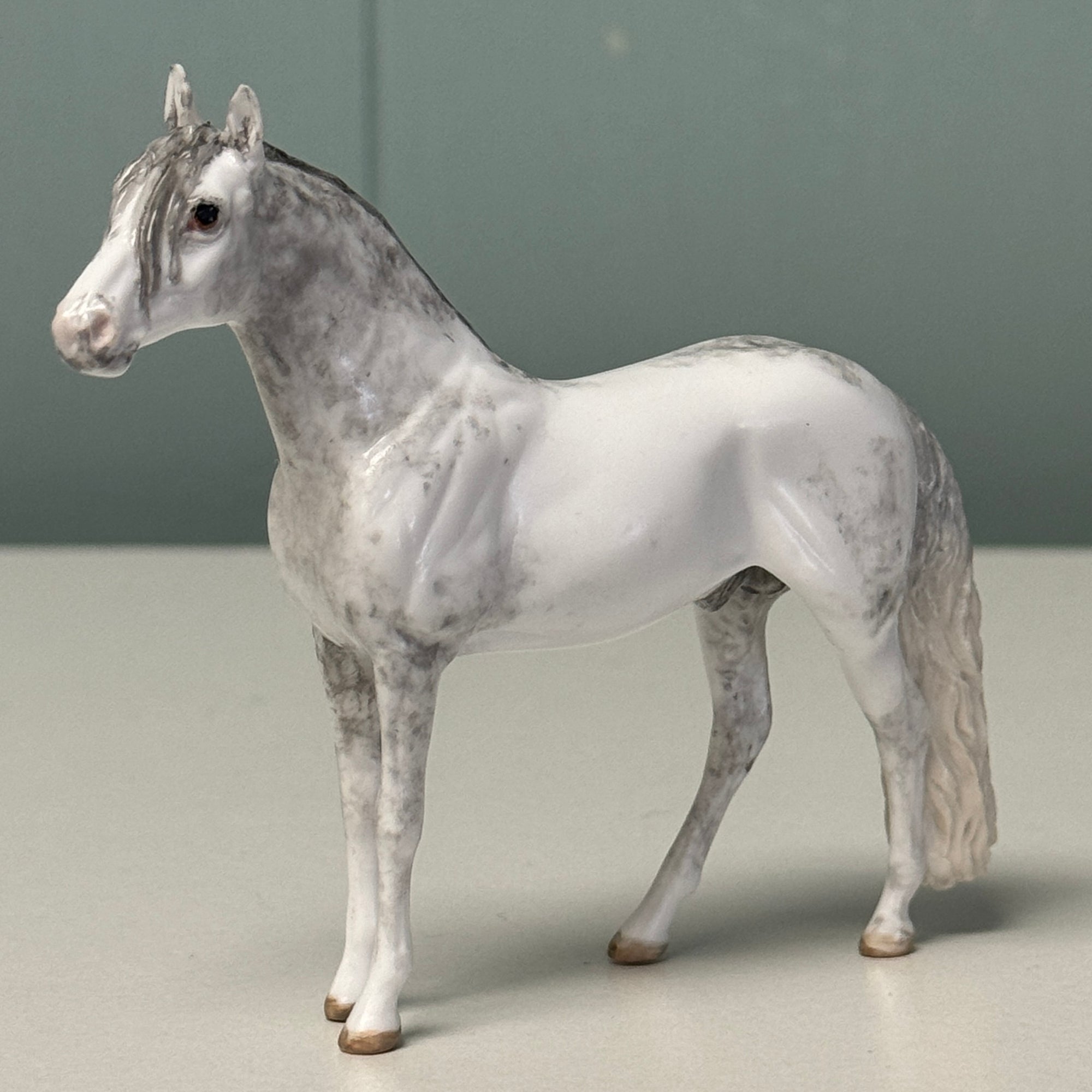 Elegant OOAK Grey Andalusian Chip By Andrea Thomason EQ24
