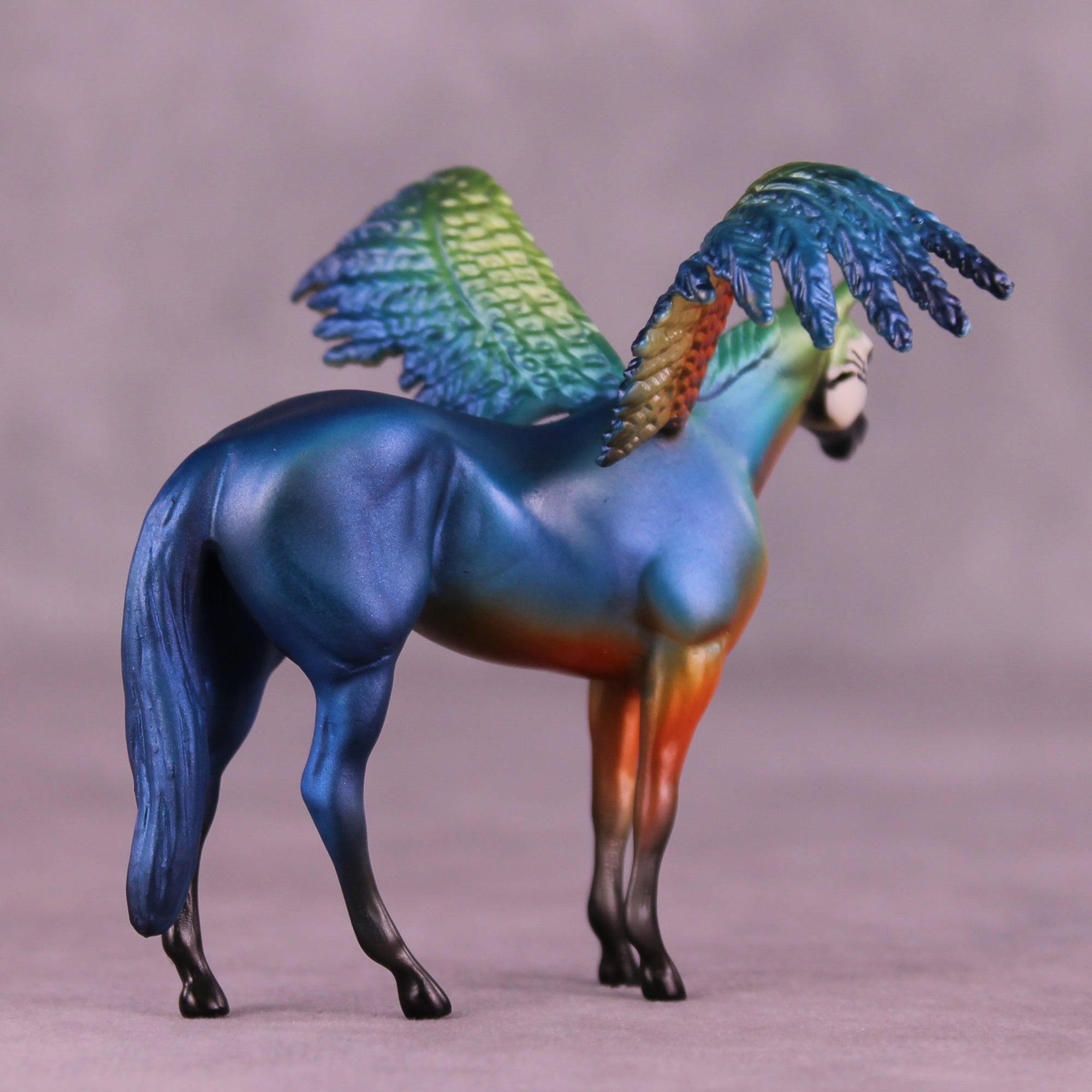 Harlequin Macaw FCM OOAK Chip Grab Bag by Jess Hamill MS25