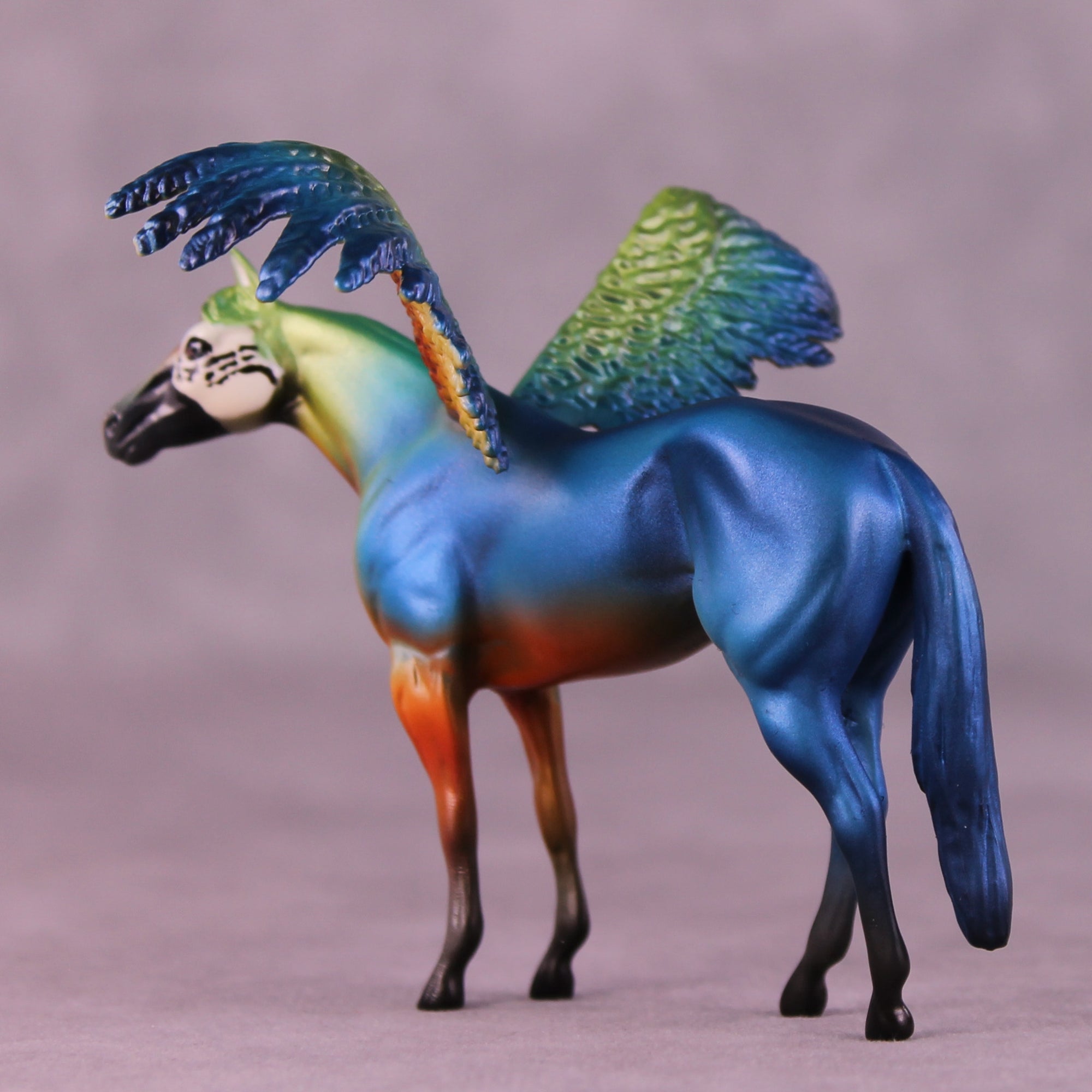 Harlequin Macaw FCM OOAK Chip Grab Bag by Jess Hamill MS25