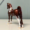 Gummi Cola OOAK Chestnut Tobiano Saddlebred Pebble By Jess Hamill EQ24