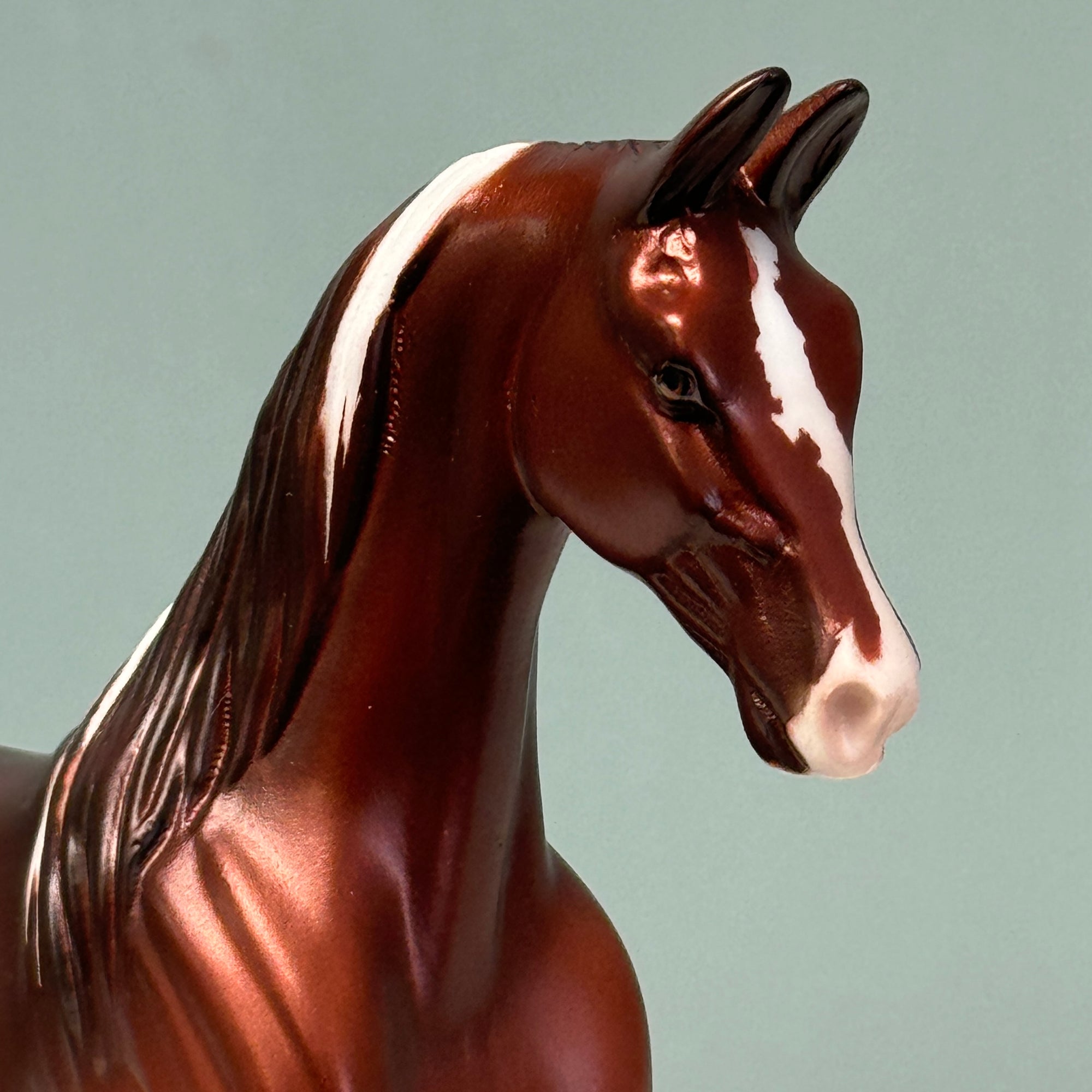 Gummi Cola OOAK Chestnut Tobiano Saddlebred Pebble By Jess Hamill EQ24