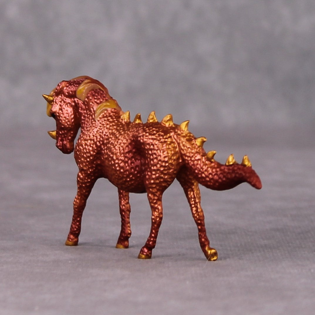 "The Chestnut Mare" OOAK Custom Coppery Red Pony Chip By Kristin Cermele - Gemstone Series