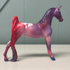 Sour Gummi Worm OOAK Purple Pink Deco Saddlebred Pebble By Jess Hamill EQ24