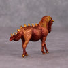 The Chestnut Mare OOAK Custom Coppery Red Pony Chip By Kristin Cermele - Gemstone Series