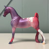 Sour Gummi Worm OOAK Purple Pink Deco Saddlebred Pebble By Jess Hamill EQ24