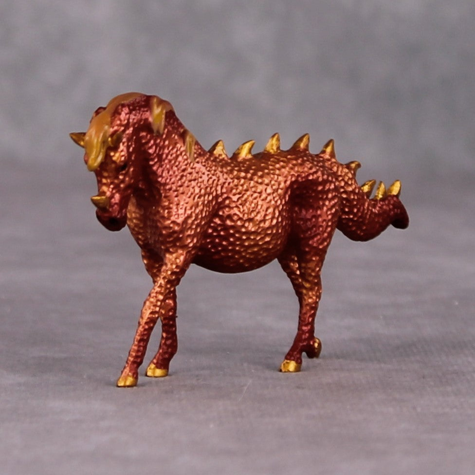 "The Chestnut Mare" OOAK Custom Coppery Red Pony Chip By Kristin Cermele - Gemstone Series