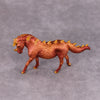 The Chestnut Mare OOAK Custom Coppery Red Pony Chip By Kristin Cermele - Gemstone Series