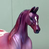 Sour Gummi Worm OOAK Purple Pink Deco Saddlebred Pebble By Jess Hamill EQ24