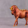 The Chestnut Mare OOAK Custom Coppery Red Pony Chip By Kristin Cermele - Gemstone Series