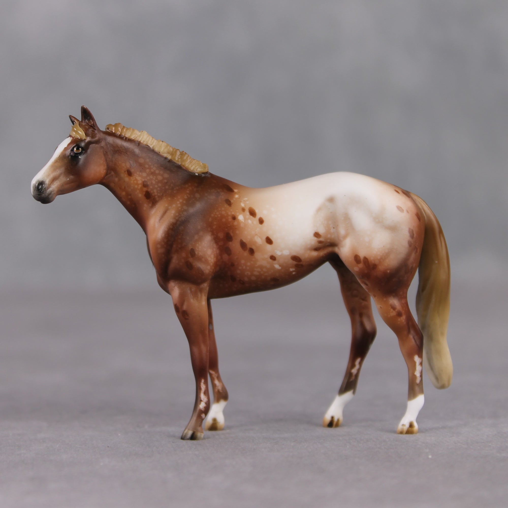 "Mini Virginia" LE-3 Appaloosa Custom Stock Chip By Julie Keim -Secret Surprise Chip Drop