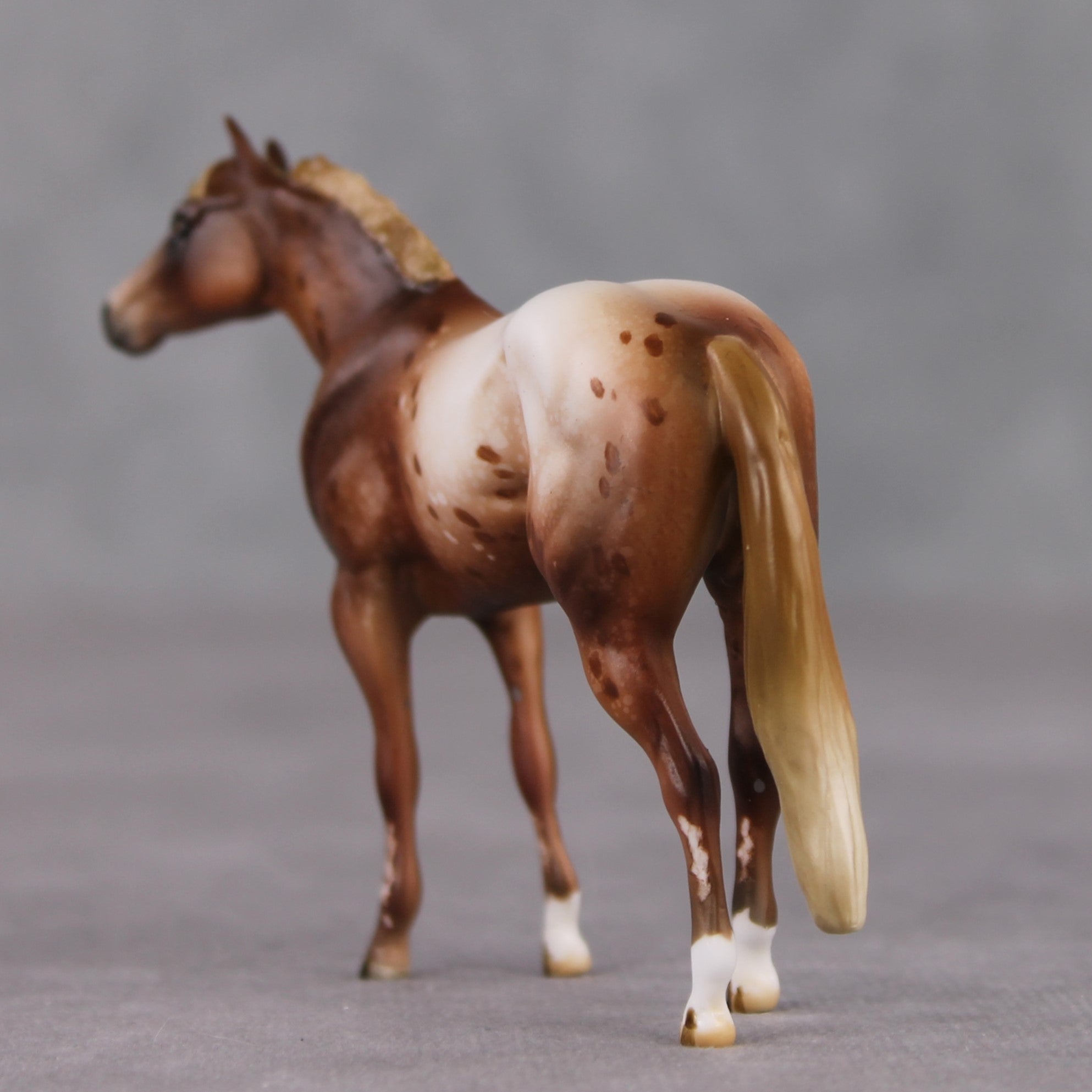 "Mini Virginia" LE-3 Appaloosa Custom Stock Chip By Julie Keim -Secret Surprise Chip Drop