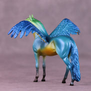 Blue and Gold Macaw FCM OOAK Chip Grab Bag by Jess Hamill MS25