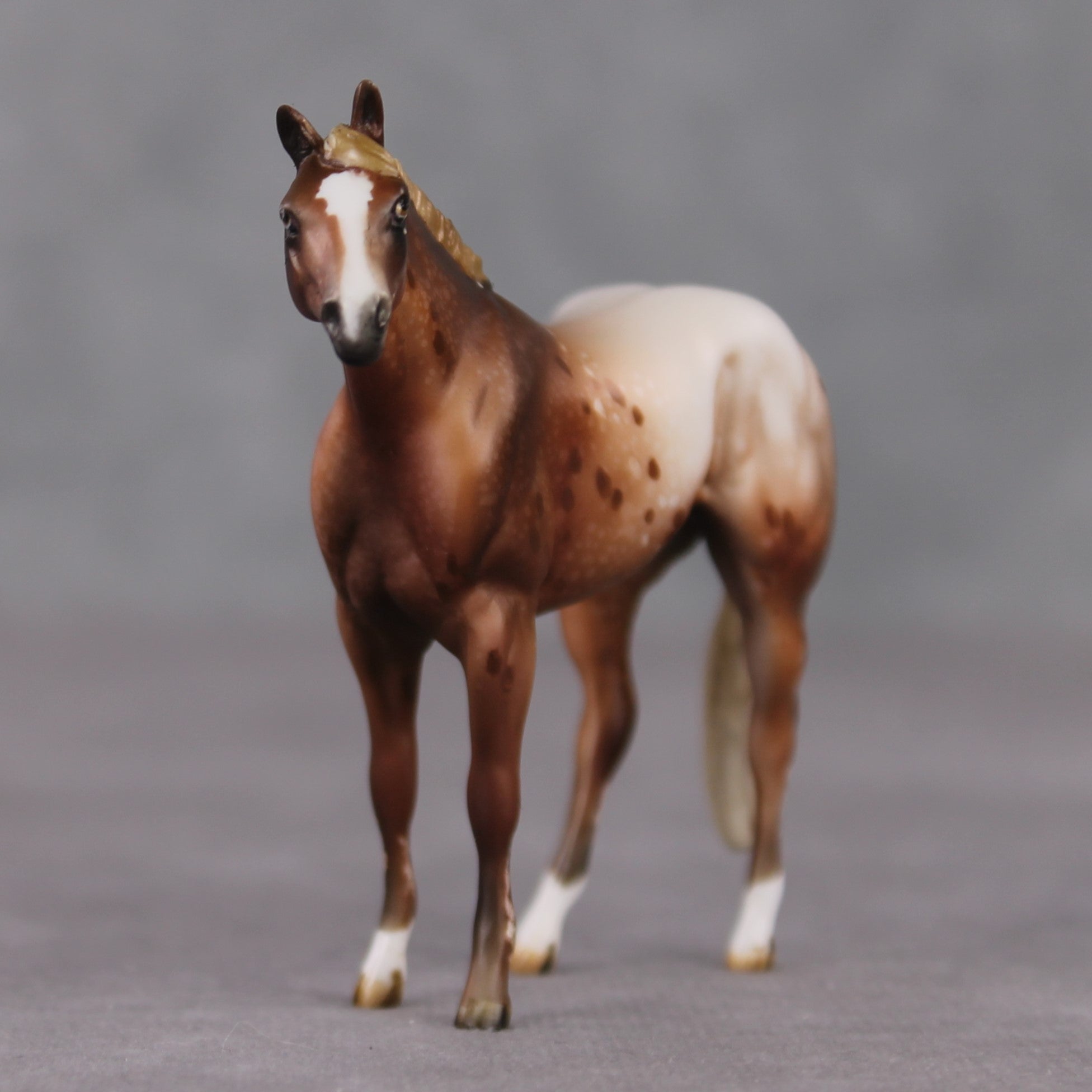 "Mini Virginia" LE-3 Appaloosa Custom Stock Chip By Julie Keim -Secret Surprise Chip Drop