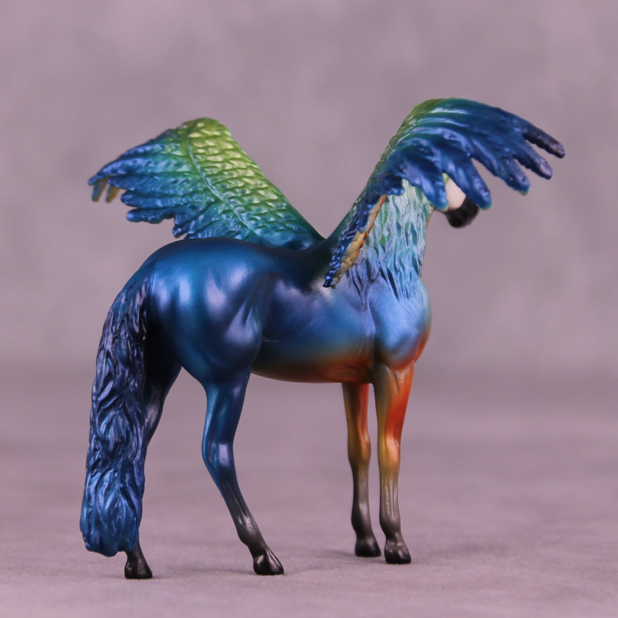 Harlequin Macaw FCM OOAK Chip Grab Bag by Jess Hamill MS25