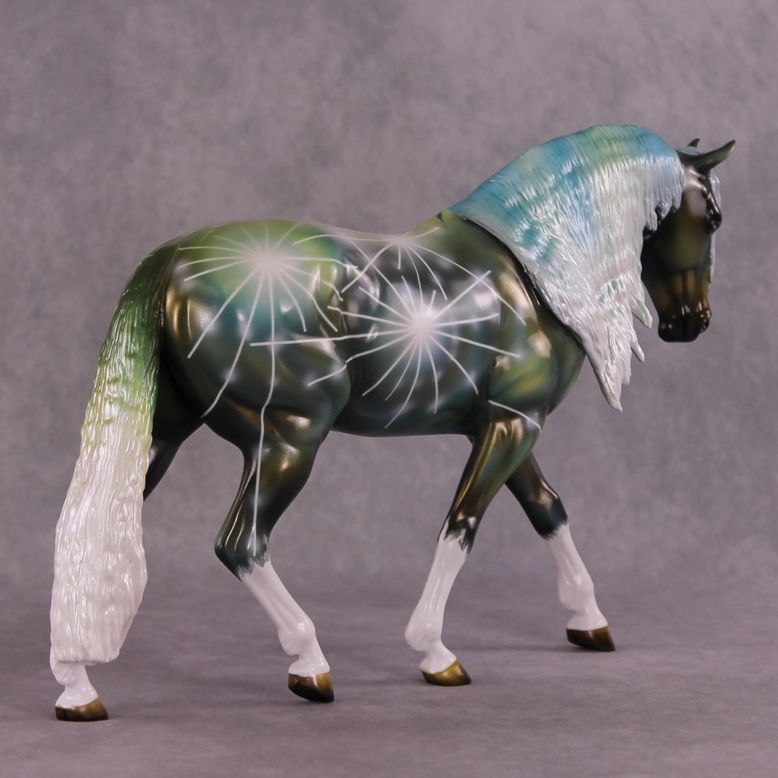 "Sorcerer"  OOAK Glossy FCM Irish Draught by Kike Duarte  SHCF25