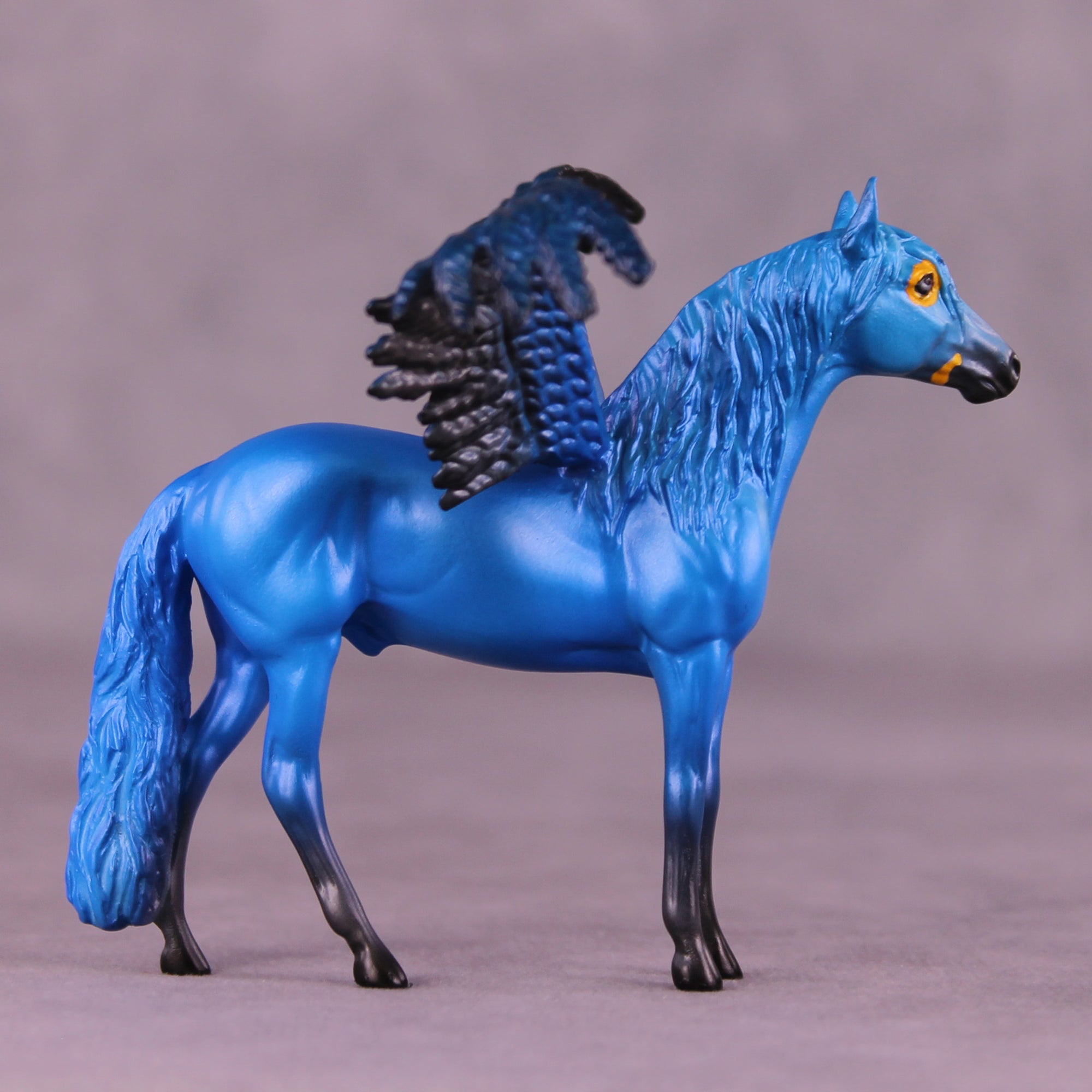 Hyacinth Macaw FCM OOAK Chip Grab Bag by Jess Hamill MS25