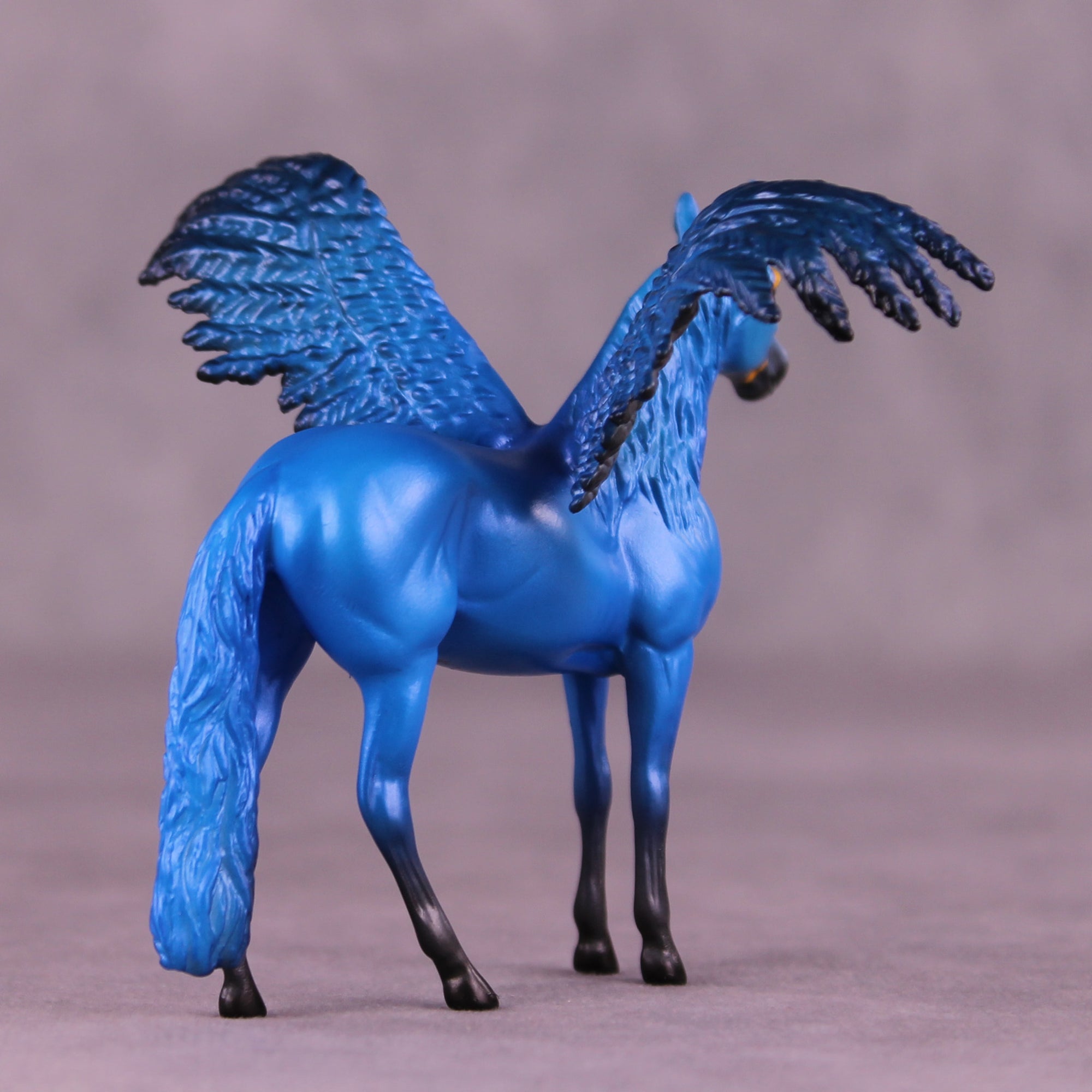 Hyacinth Macaw FCM OOAK Chip Grab Bag by Jess Hamill MS25