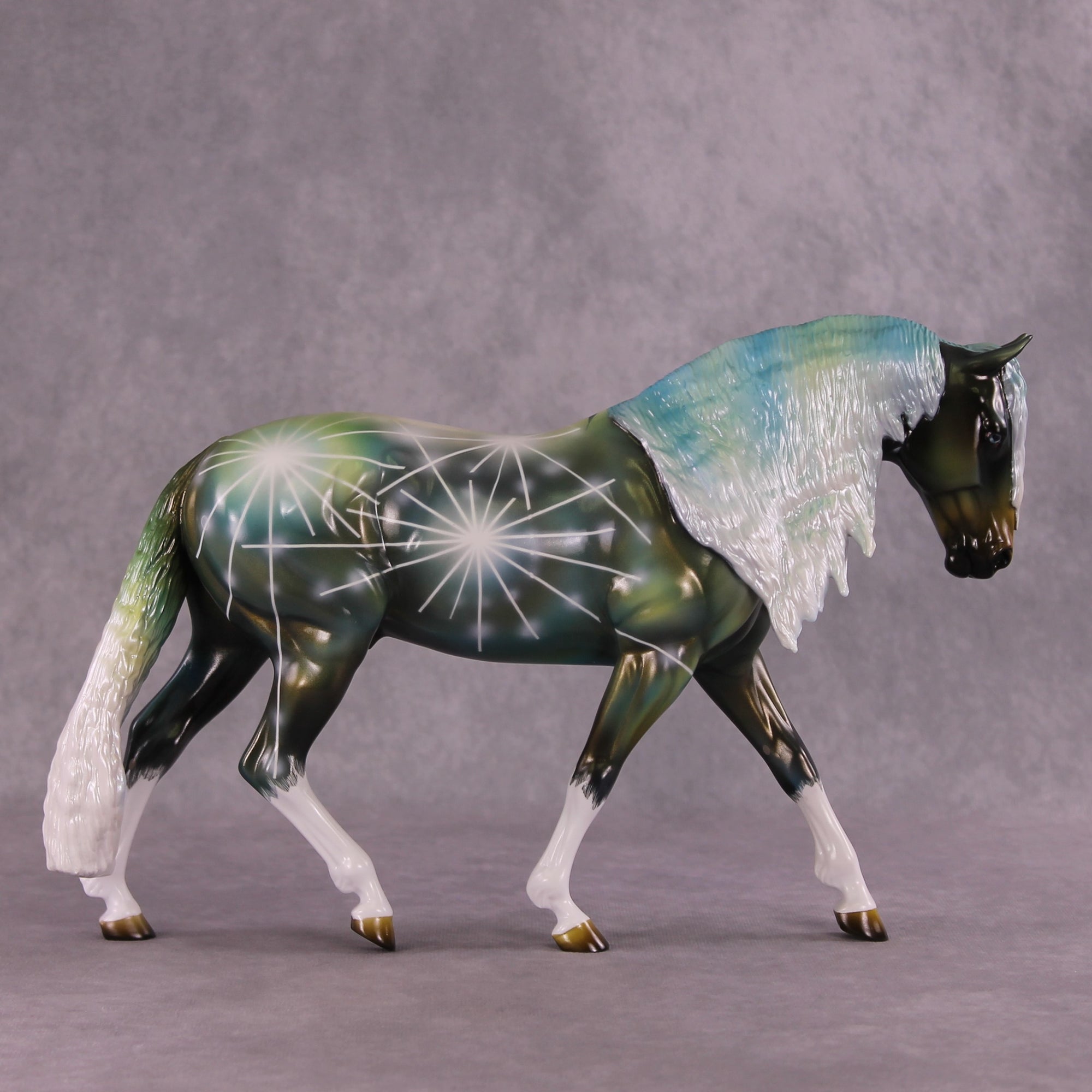 "Sorcerer"  OOAK Glossy FCM Irish Draught by Kike Duarte  SHCF25