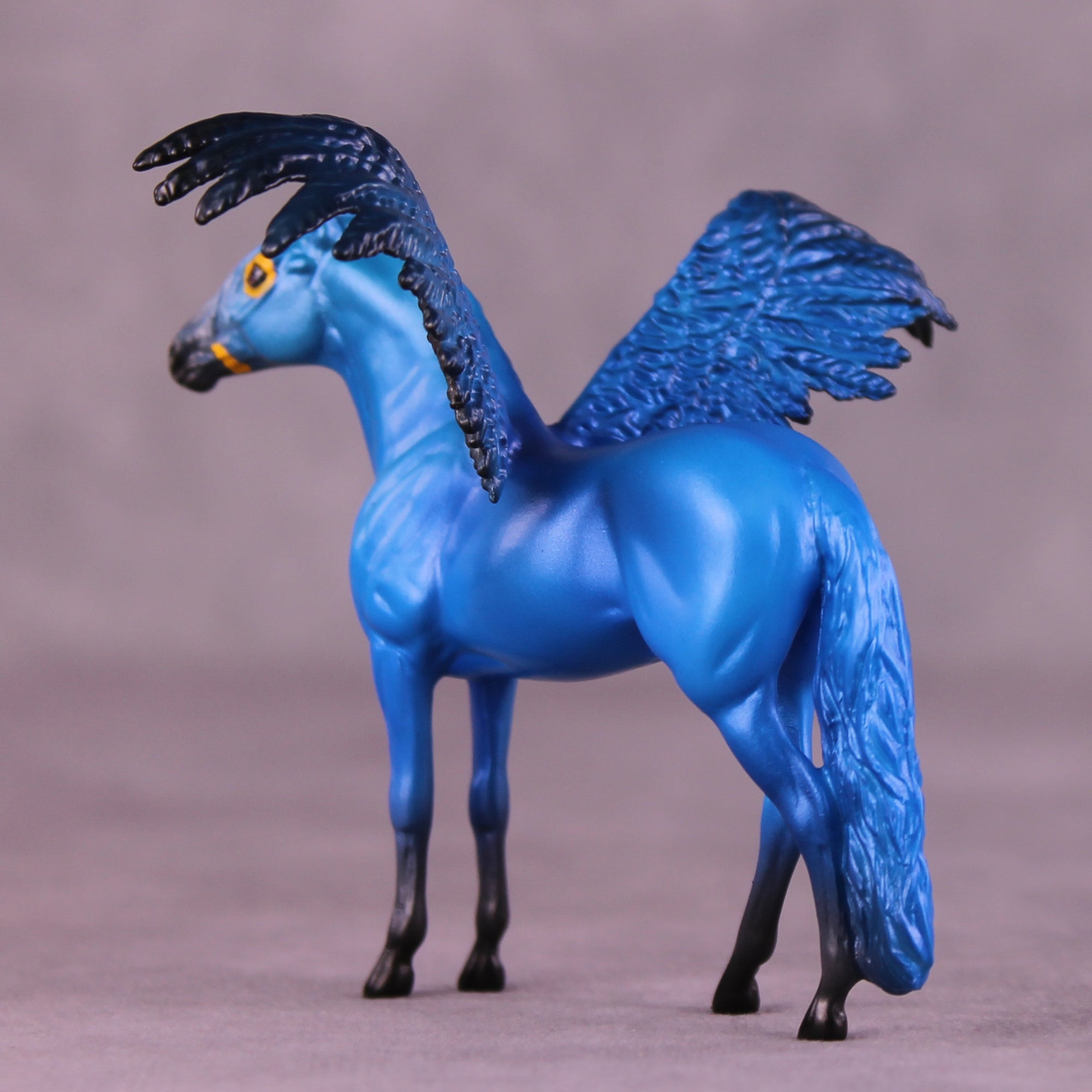 Hyacinth Macaw FCM OOAK Chip Grab Bag by Jess Hamill MS25