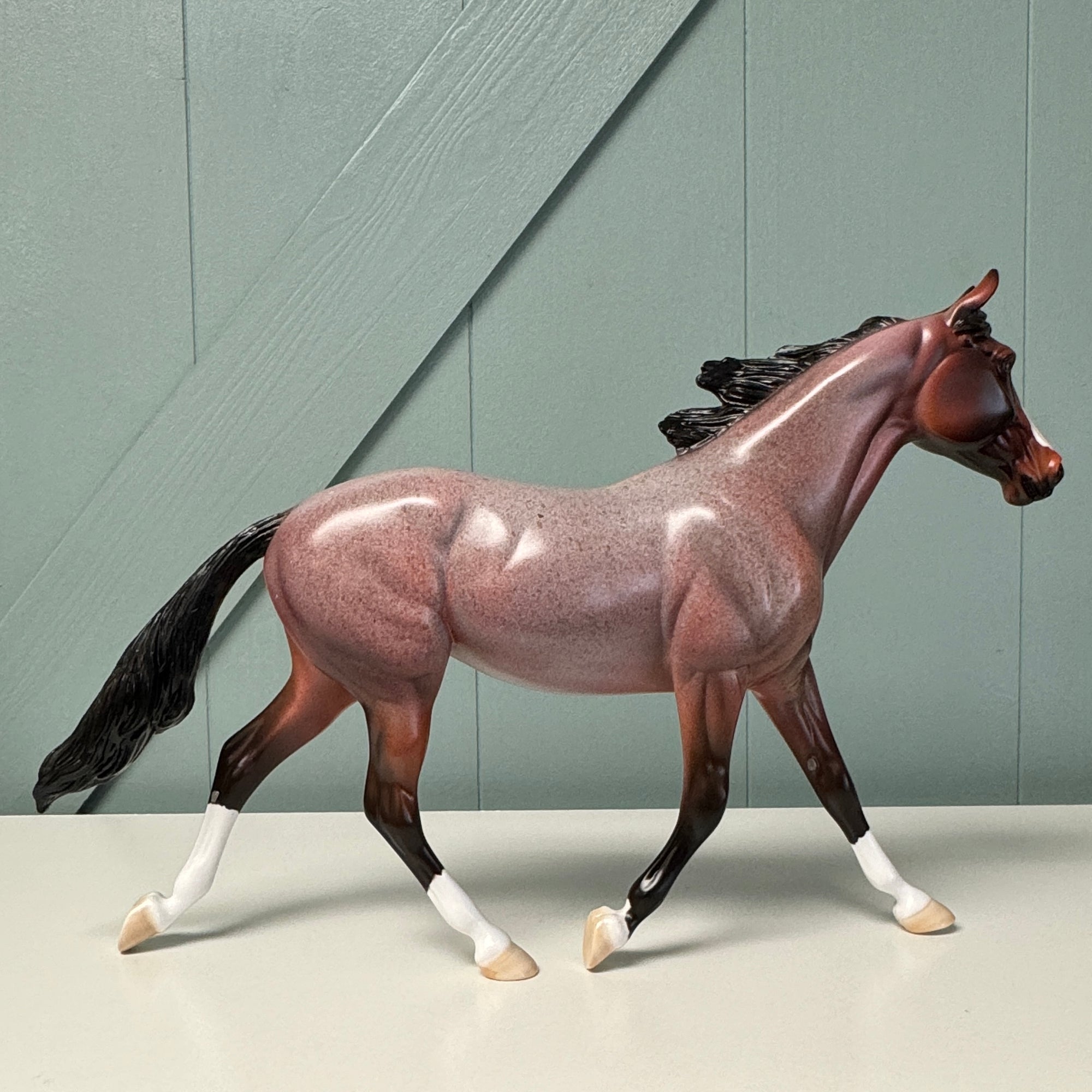 Romer OOAK Red Roan Palouse By Dawn Quick EQ24