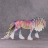 &quot;Edmund&quot; OOAK Pastel Spots and Stripes Irish Cob Unicorn Painted By Jess Hamill Best Offer 1/14/25