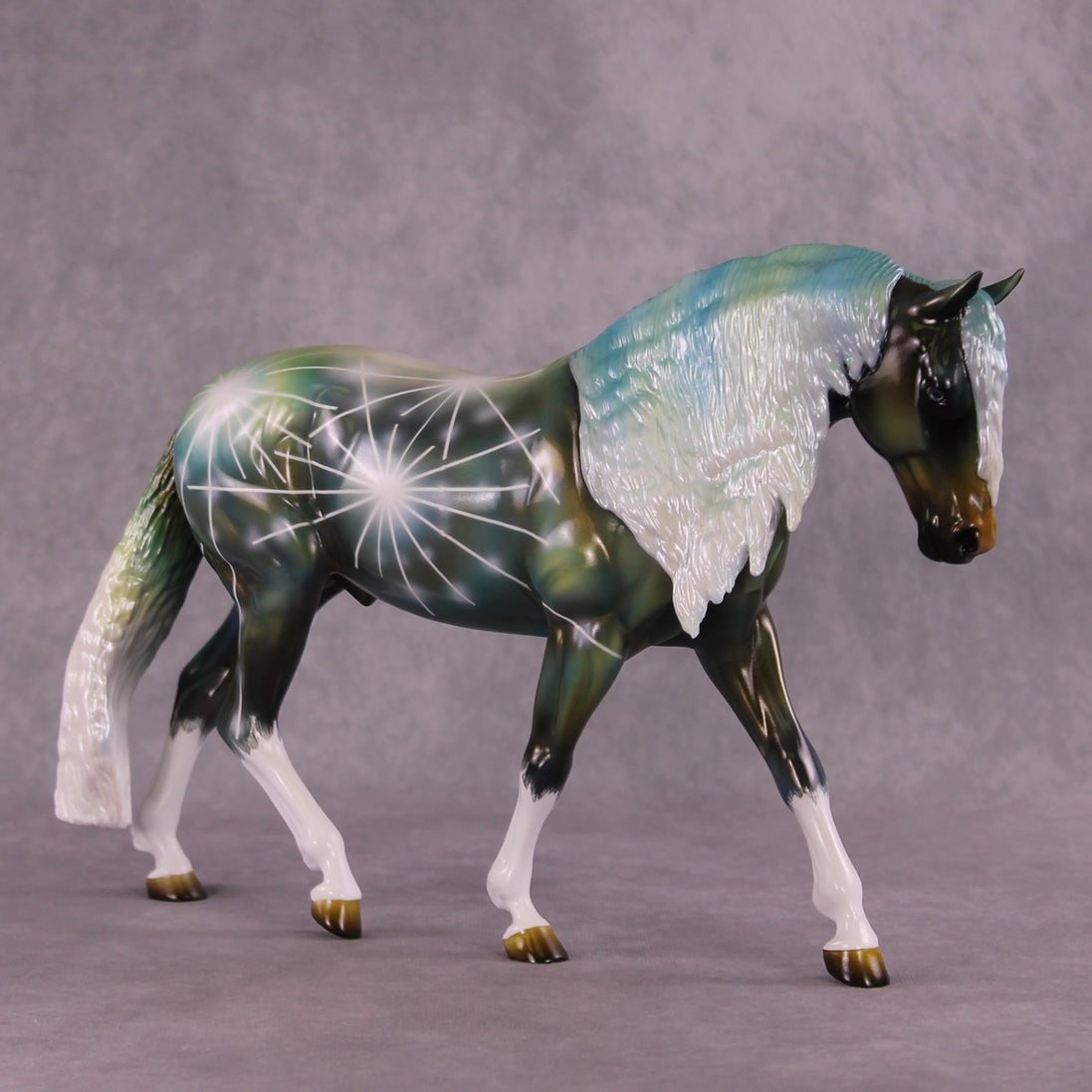 "Sorcerer"  OOAK Glossy FCM Irish Draught by Kike Duarte  SHCF25