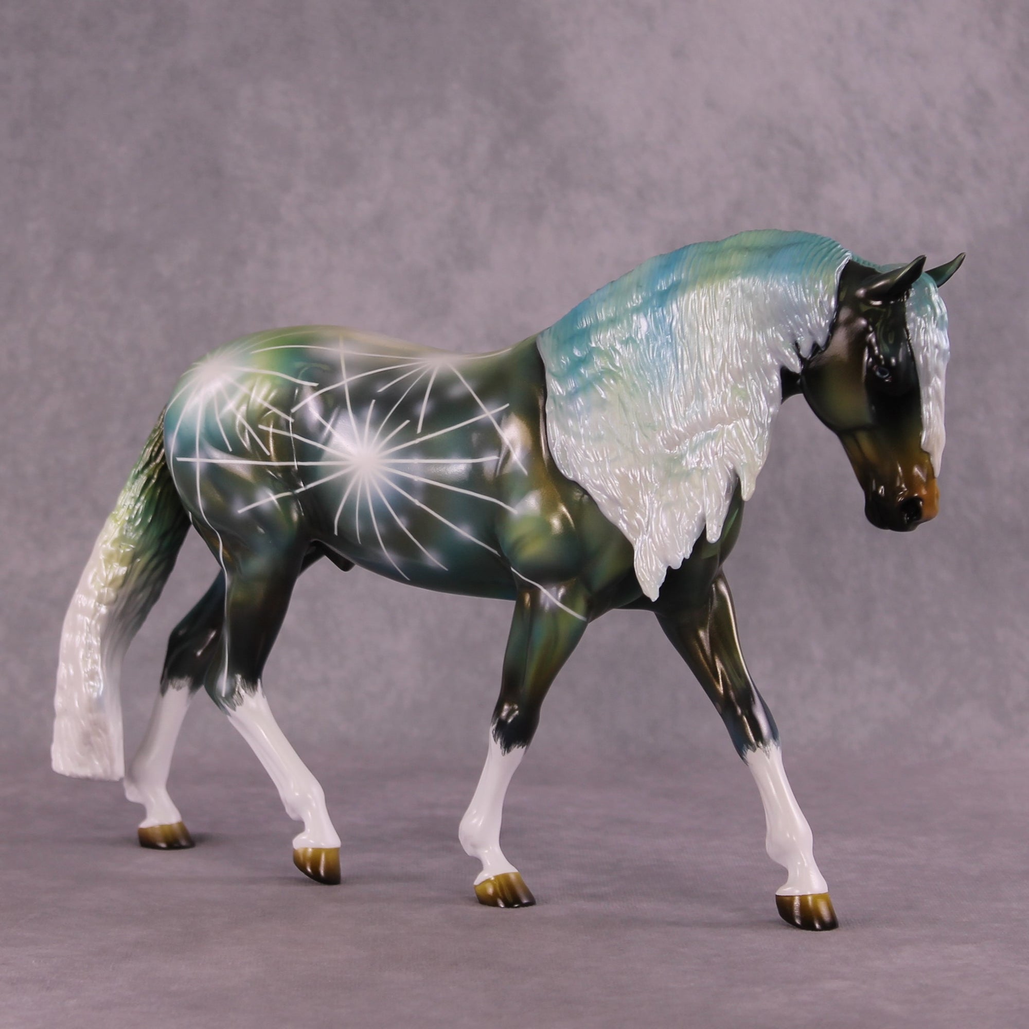 "Sorcerer"  OOAK Glossy FCM Irish Draught by Kike Duarte  SHCF25