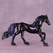 Glossy Darkness There LE-5 FCM Chip Friesian by Ellen Robbins YP26