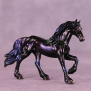 Glossy Darkness There LE-5 FCM Chip Friesian by Ellen Robbins YP26