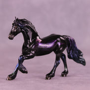 Glossy Darkness There LE-5 FCM Chip Friesian by Ellen Robbins YP26