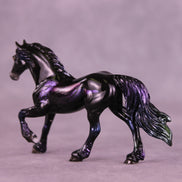 Glossy Darkness There LE-5 FCM Chip Friesian by Ellen Robbins YP26