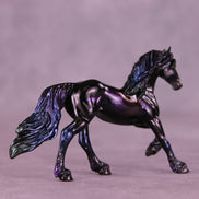 Glossy Darkness There LE-5 FCM Chip Friesian by Ellen Robbins YP26