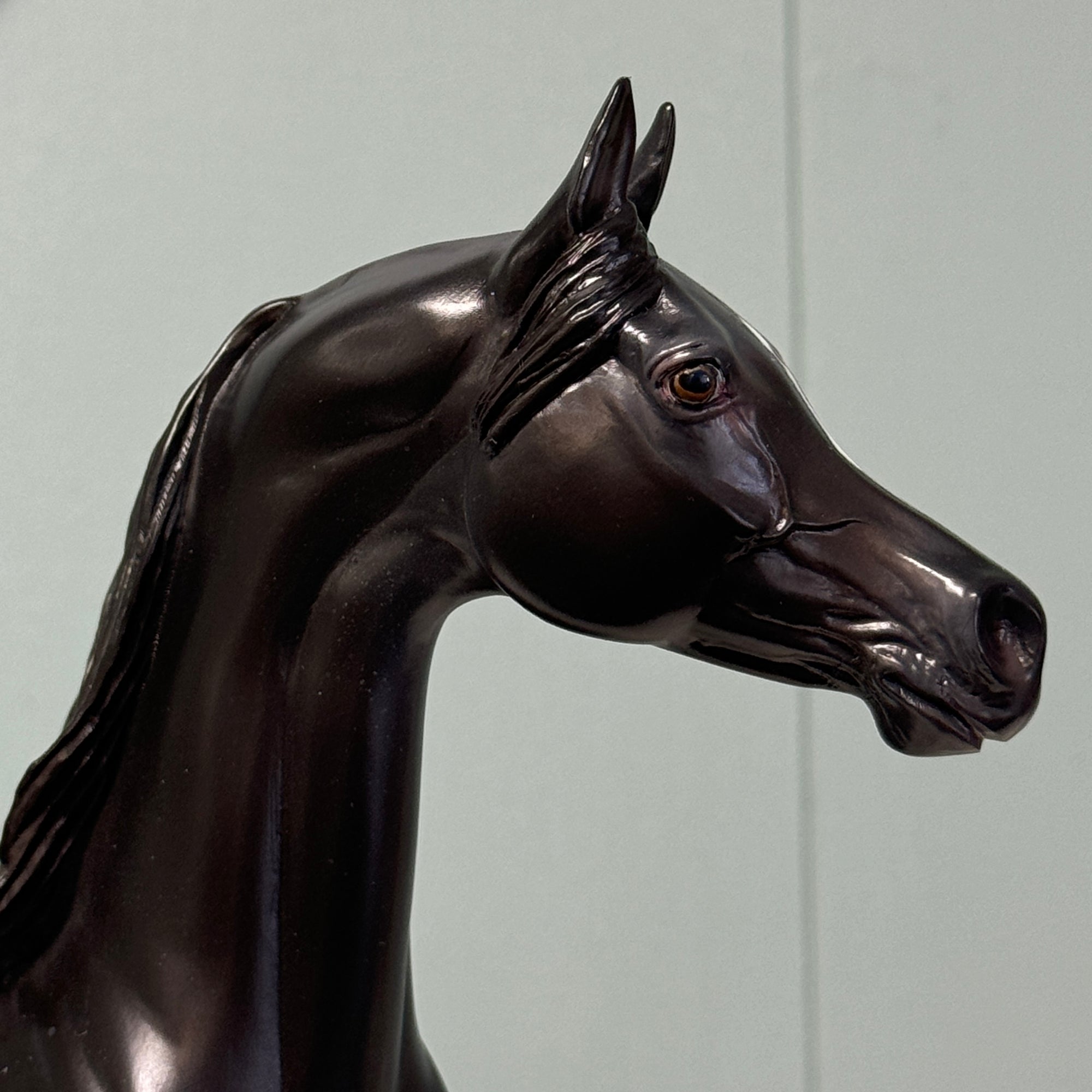 Isahiah OOAK Balck Rabicano Arabian By Jess Hamill EQ24