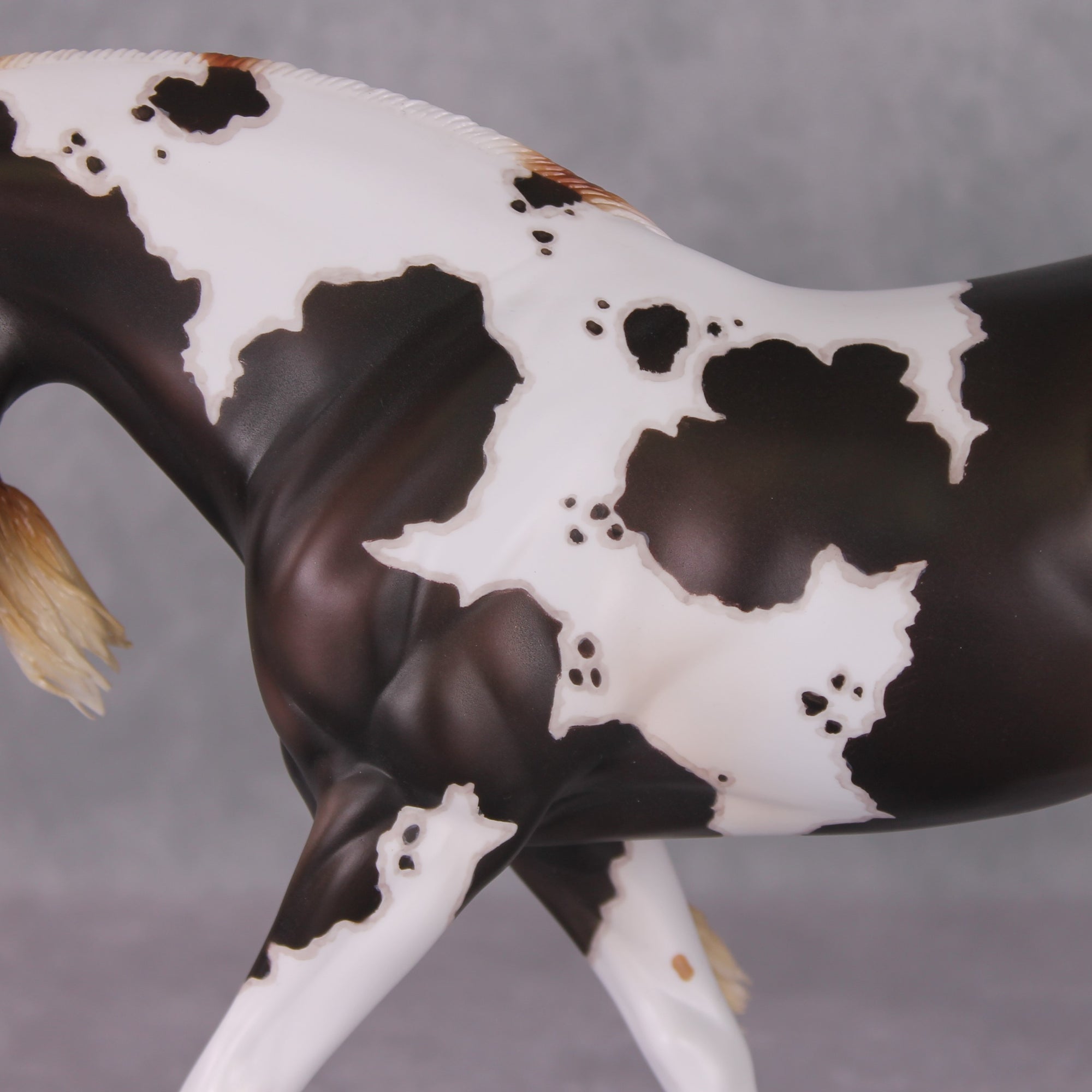 "Timekeeper" OOAK Chestnut Pinto Irish Draught Painted By Jess Hamill &amp; Mona Best Offer 1/14/25