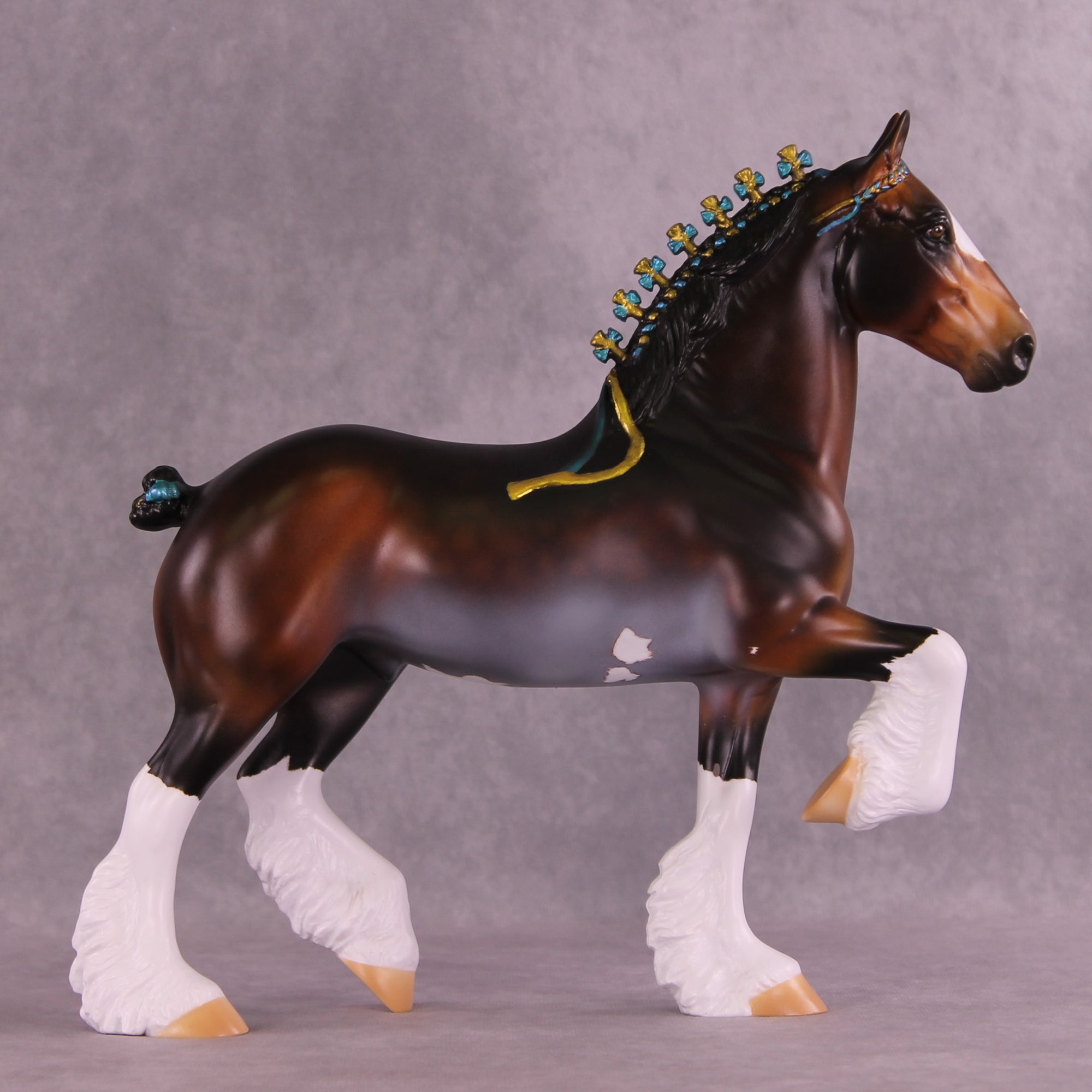 Don't Fear the Dapples OOAK Trotting Drafter by Anna Rieck DDOOAKs25