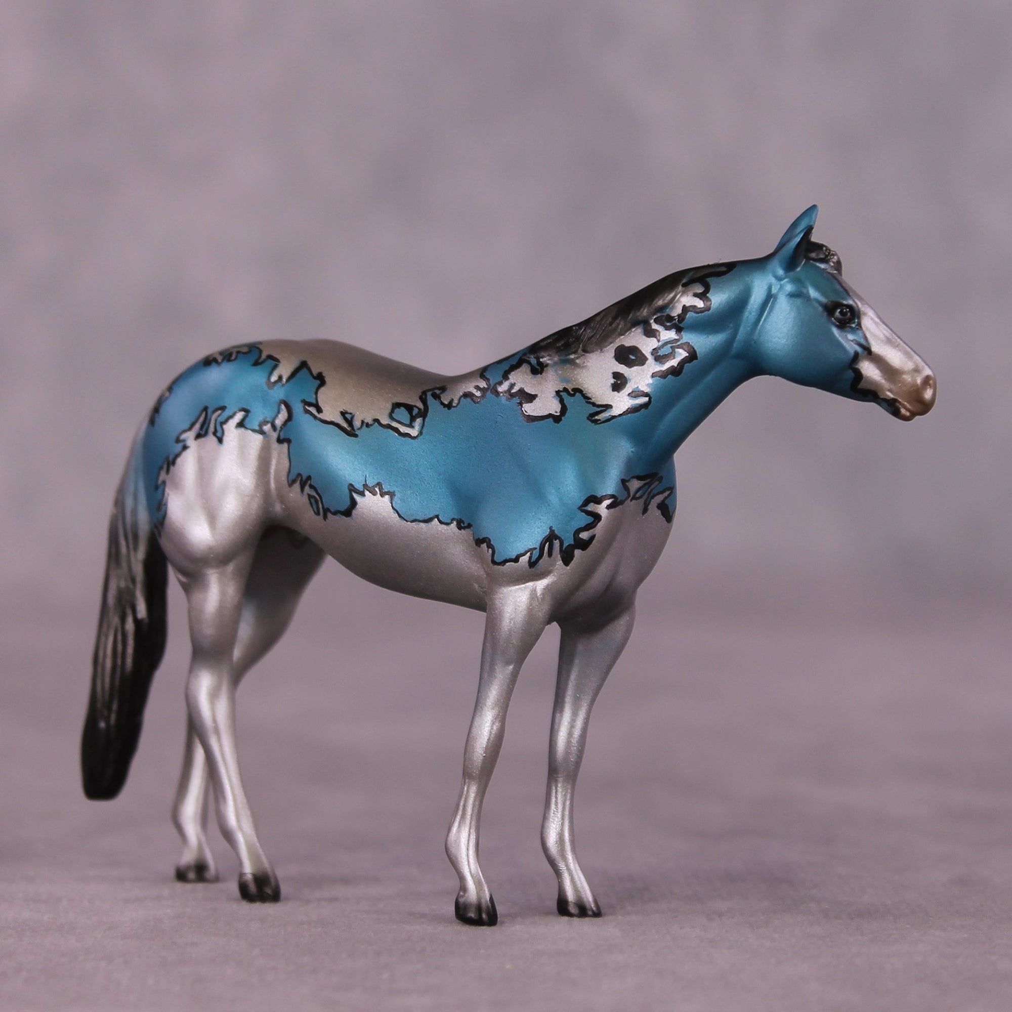 "Choropleth" OOAK Stock Chip by Dawn Quick SHCF25