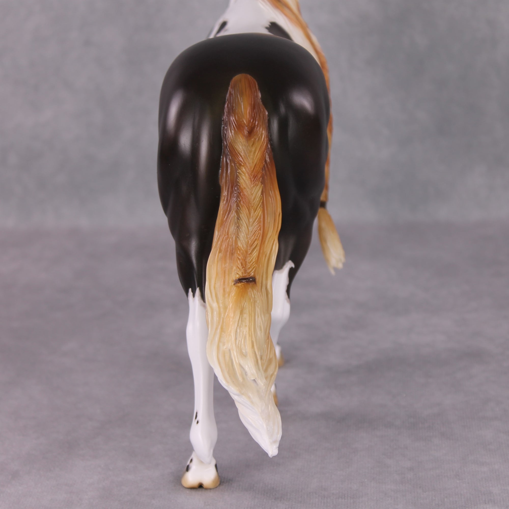 "Timekeeper" OOAK Chestnut Pinto Irish Draught Painted By Jess Hamill &amp; Mona Best Offer 1/14/25