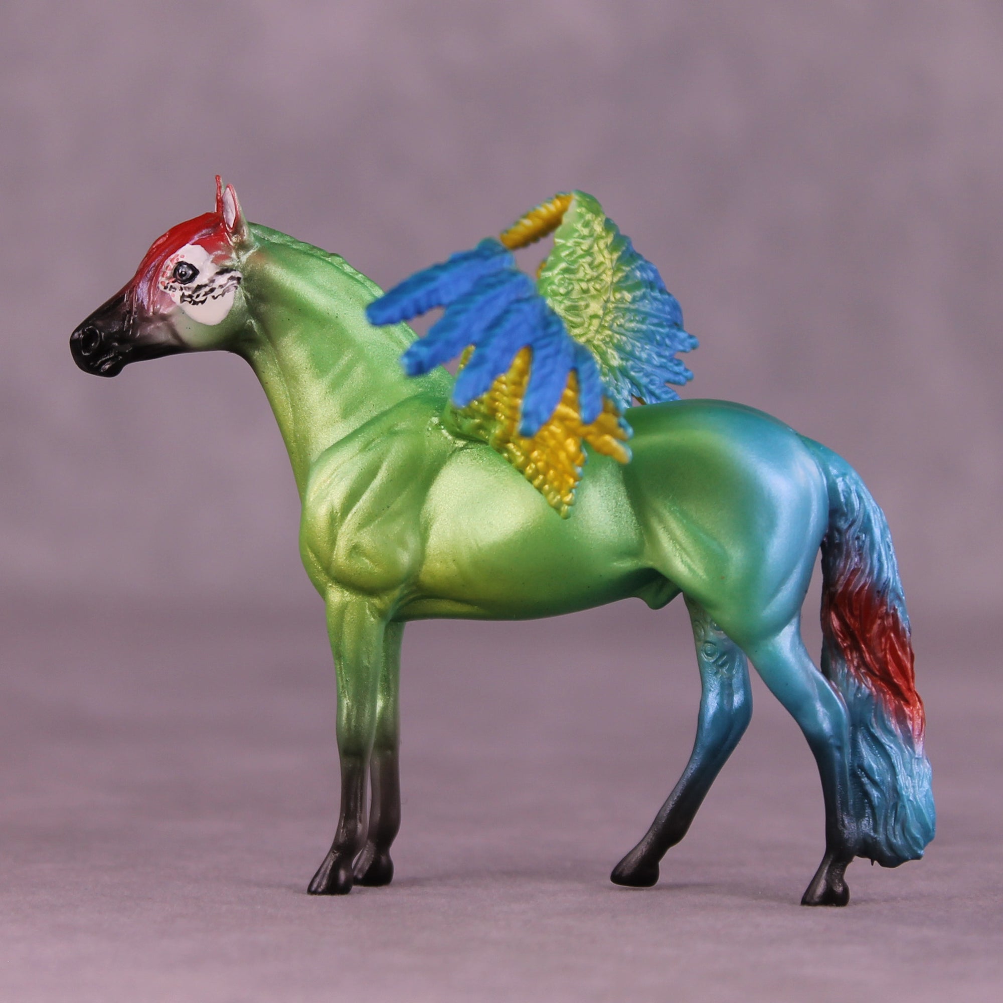 Military Macaw FCM OOAK Chip Grab Bag by Jess Hamill MS25