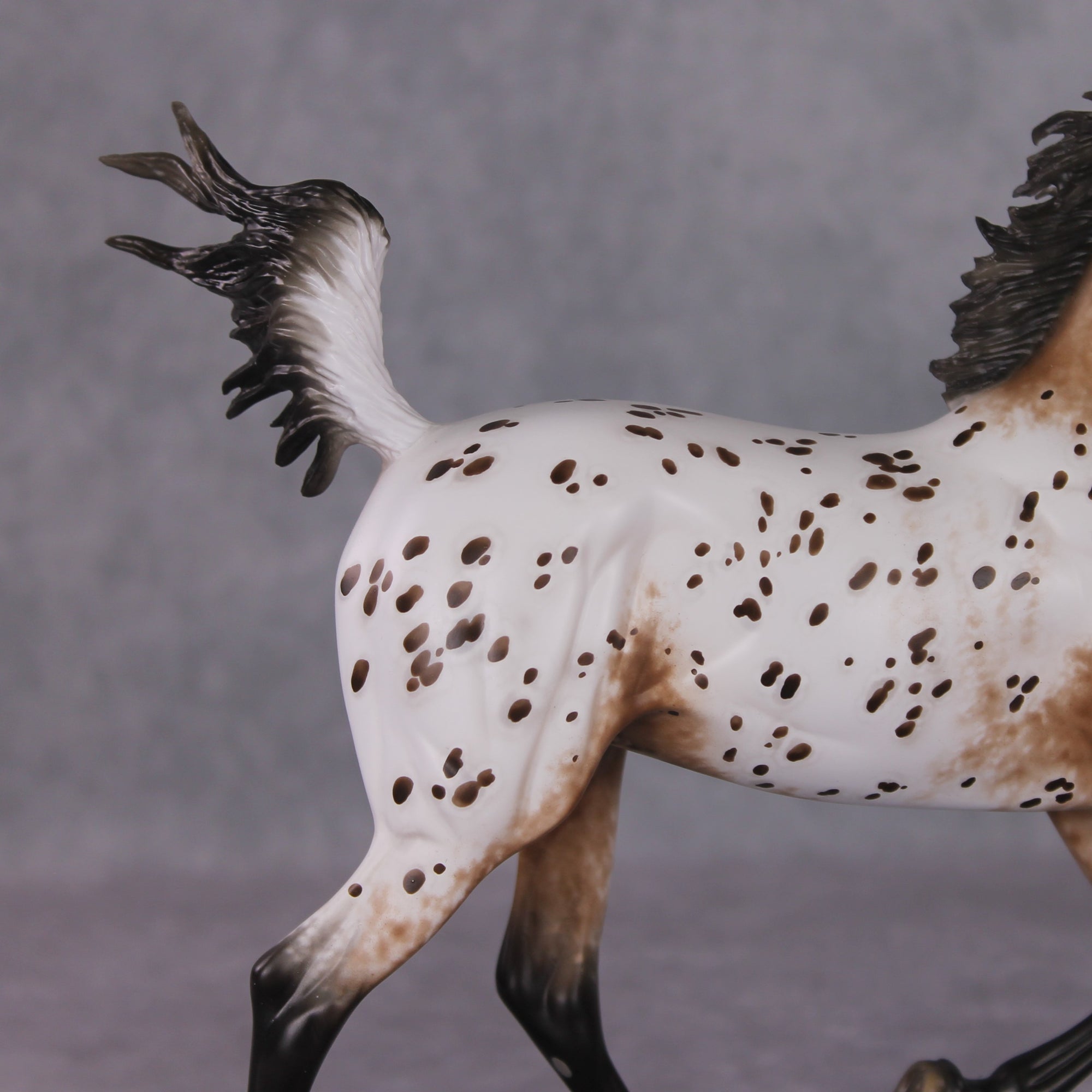 "Hosanna" OOAK Appaloosa Arabian Yearling Painted By Sheryl Leisure &amp; Mona Best Offer 1/14/25