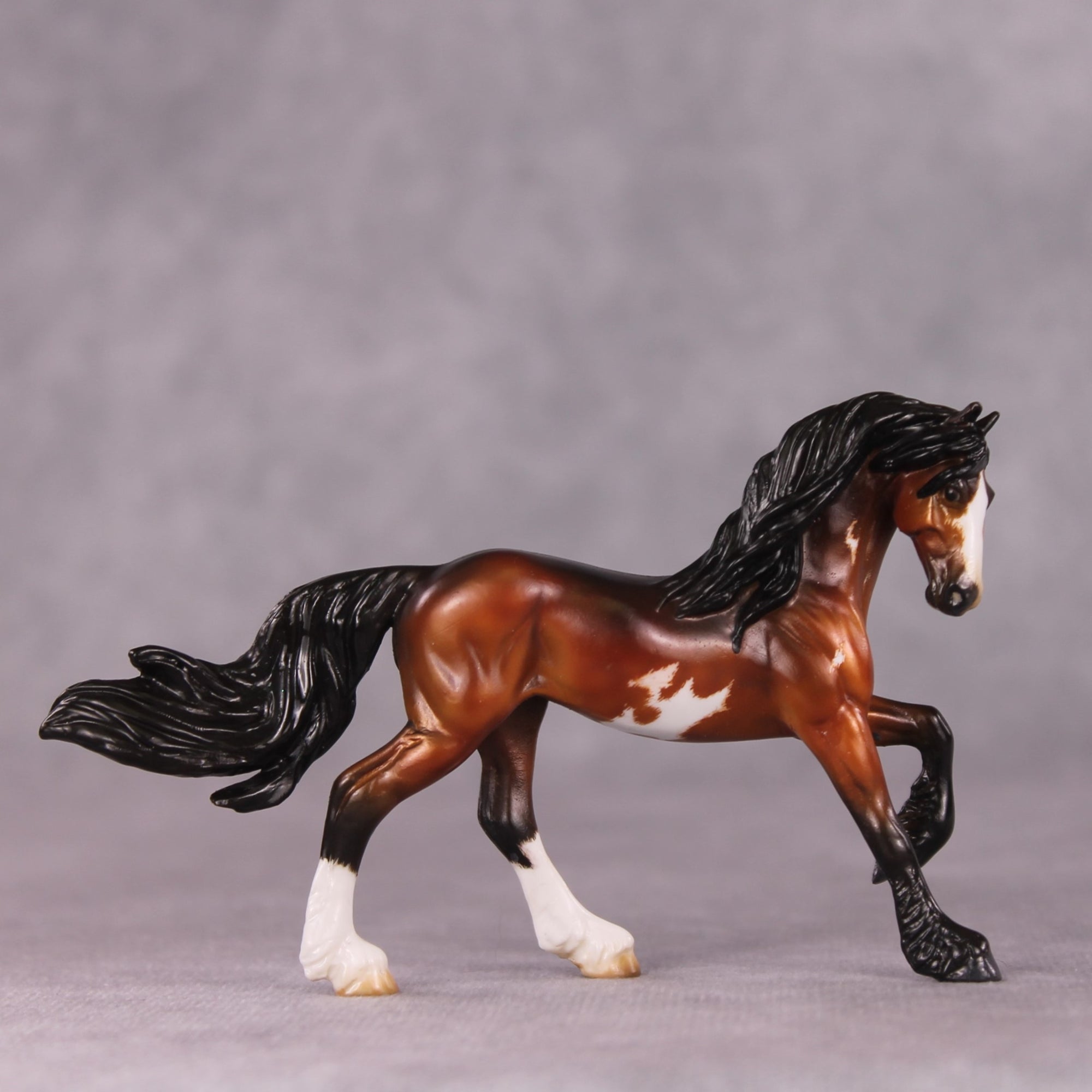 "Contemplating Love" EFCM Friesian Chip By Kristen Cermele