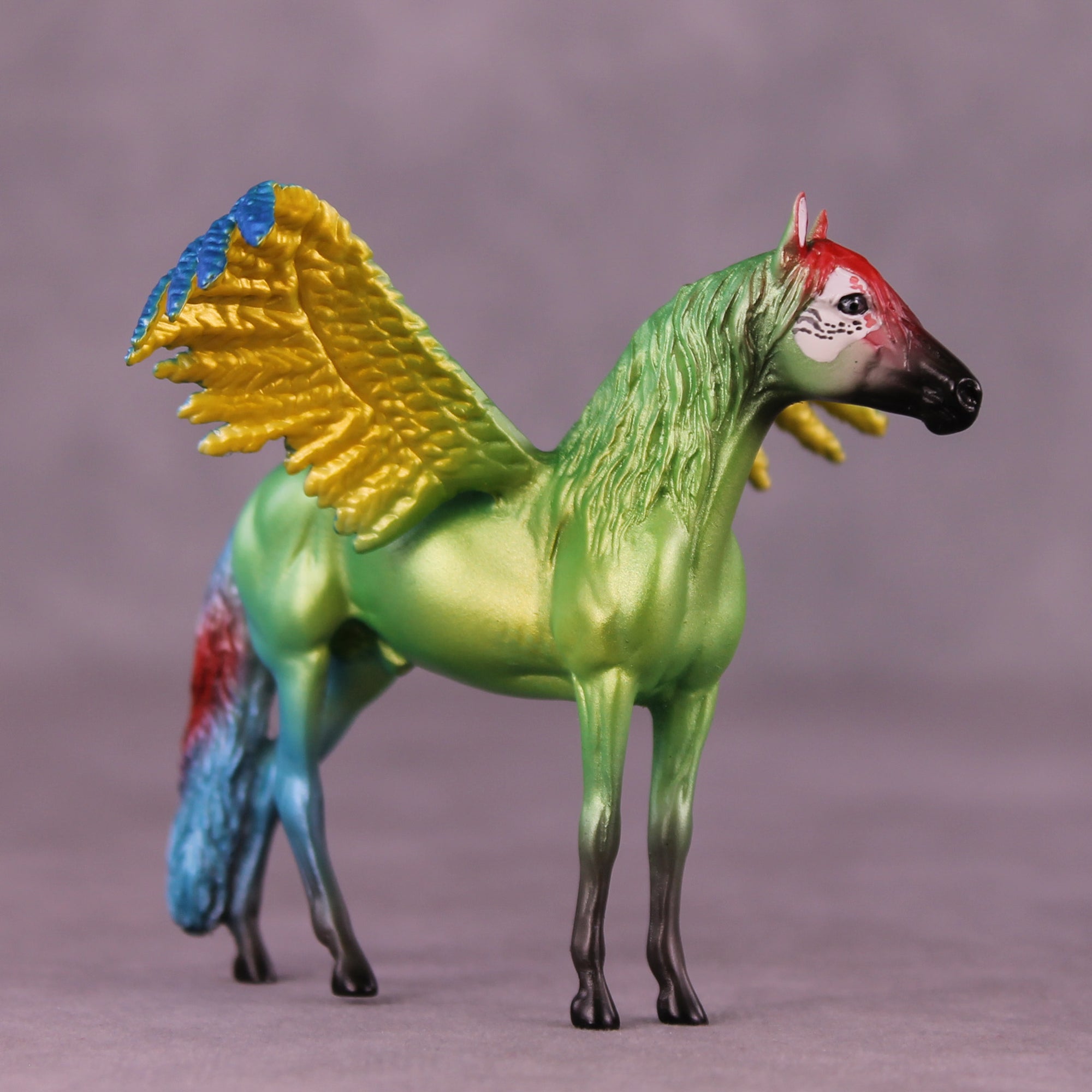 Military Macaw FCM OOAK Chip Grab Bag by Jess Hamill MS25