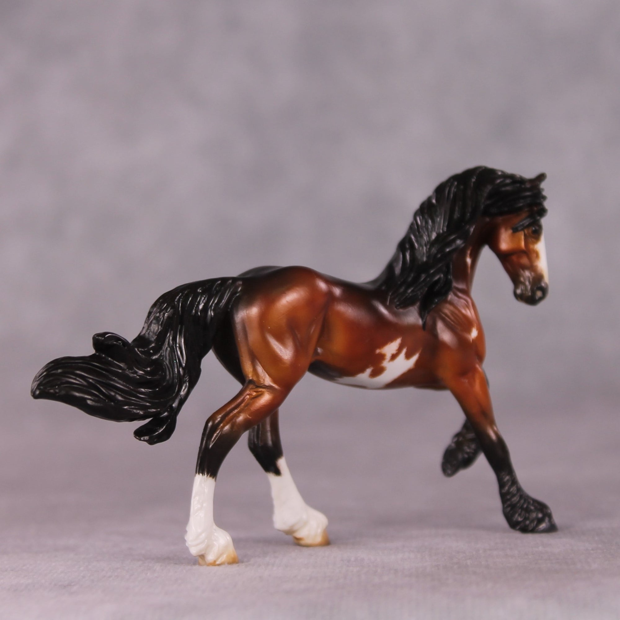 "Contemplating Love" EFCM Friesian Chip By Kristen Cermele