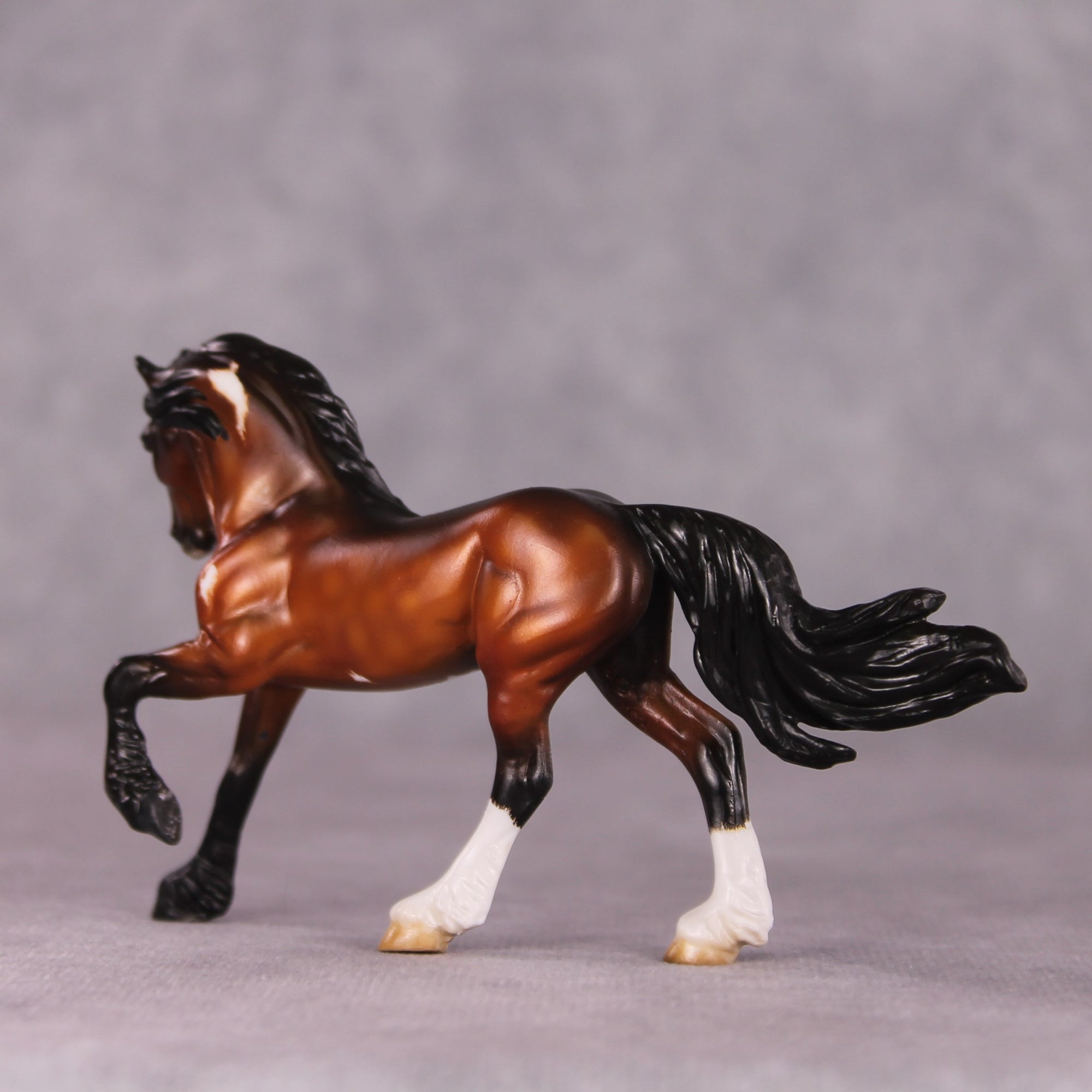 "Contemplating Love" EFCM Friesian Chip By Kristen Cermele