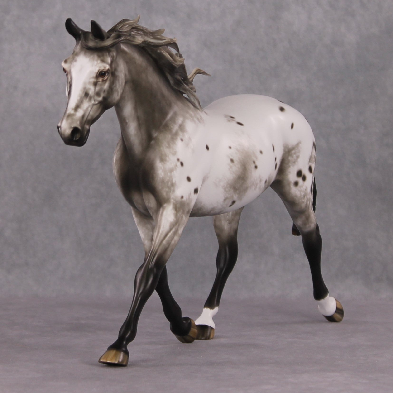 "Nothin But the Blues" OOAK Appaloosa Palouse Painted By Sheryl Leisure &amp; Mona Best Offer 1/14/25
