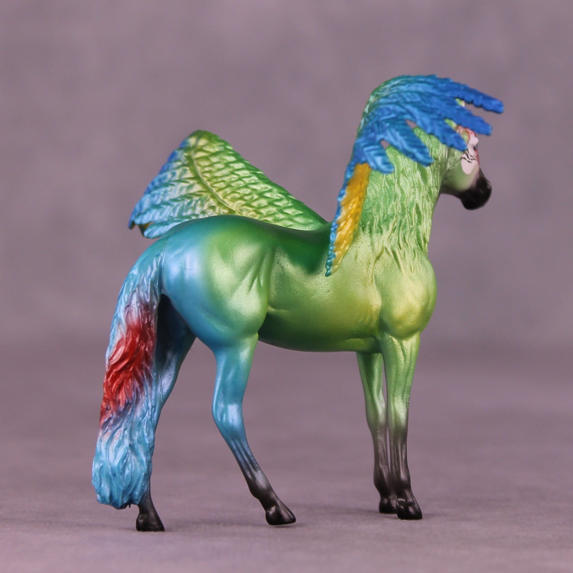 Military Macaw FCM OOAK Chip Grab Bag by Jess Hamill MS25