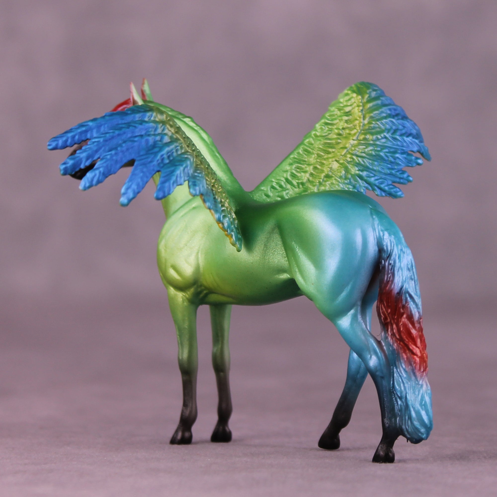 Military Macaw FCM OOAK Chip Grab Bag by Jess Hamill MS25