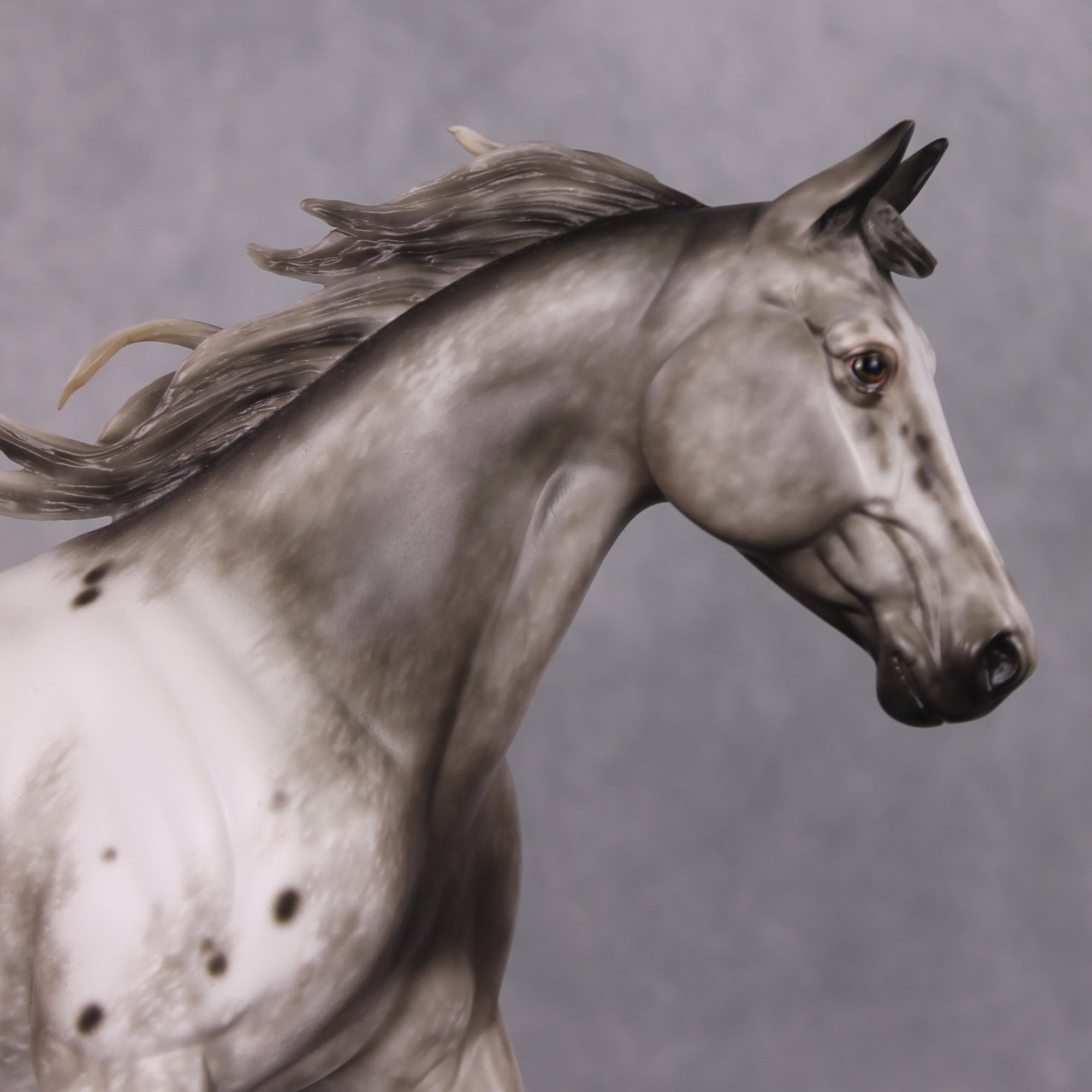 "Nothin But the Blues" OOAK Appaloosa Palouse Painted By Sheryl Leisure &amp; Mona Best Offer 1/14/25